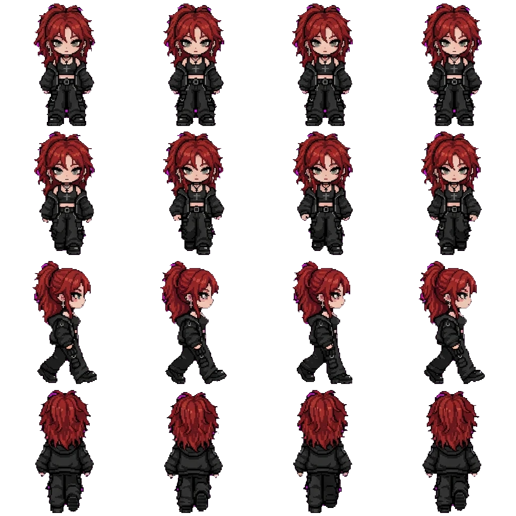 Rebecca movement sprite