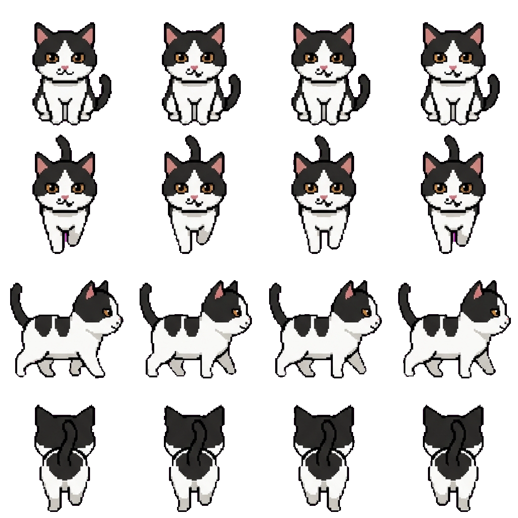 Piko movement sprite