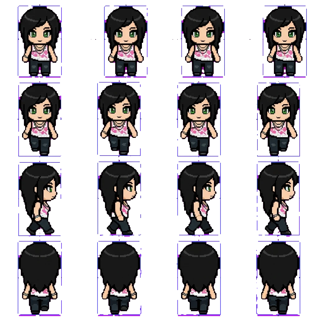 Aubree movement sprite