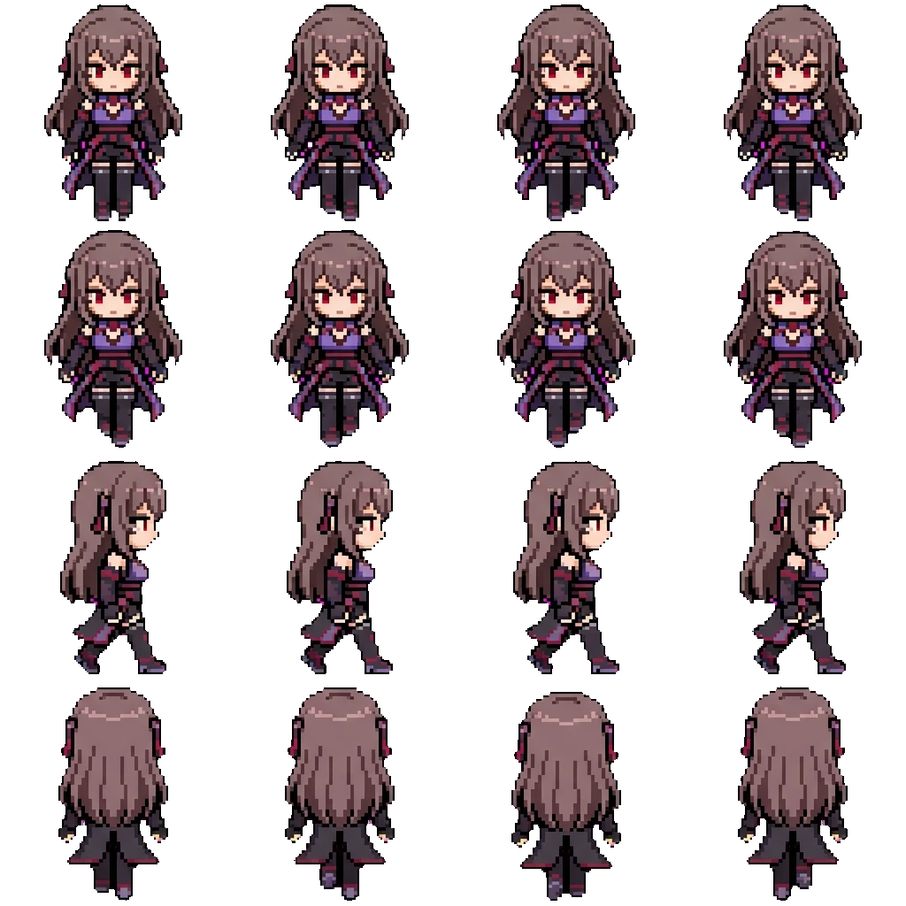 Ayame movement sprite
