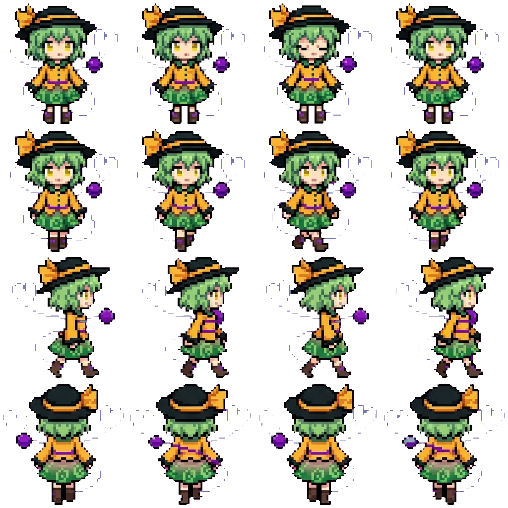 Koishi Komiji movement sprite