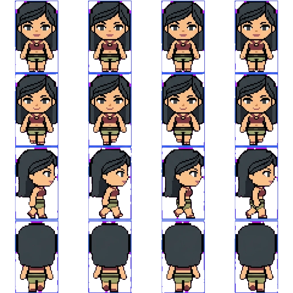 Heather movement sprite