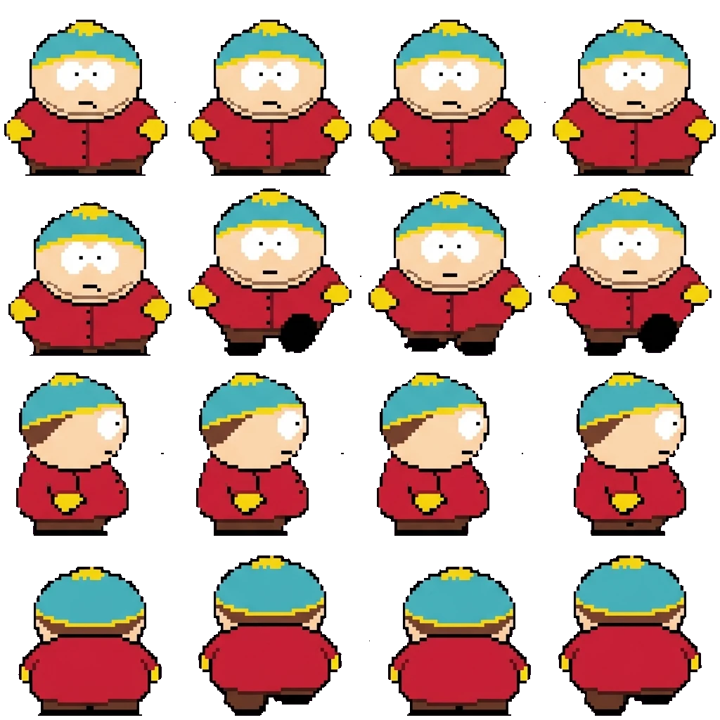 Eric Cartman movement sprite