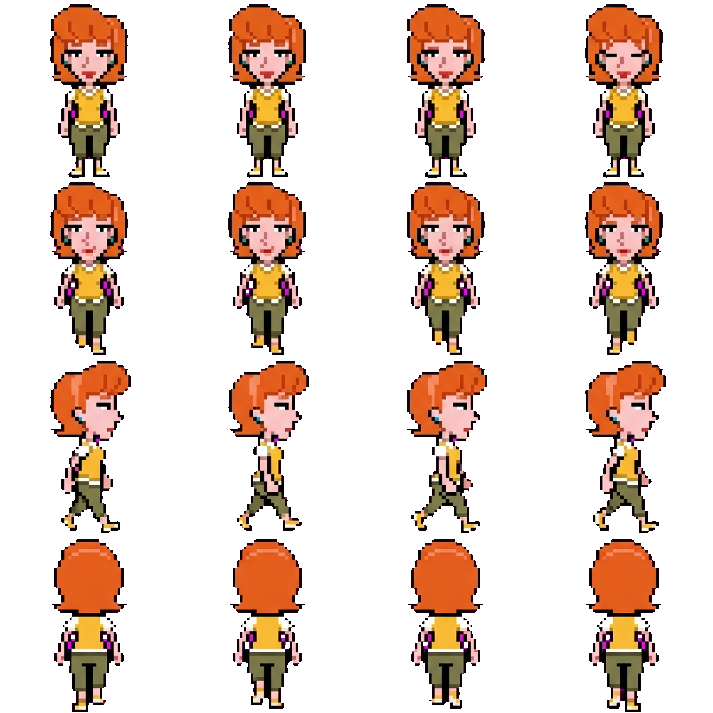 Linda movement sprite
