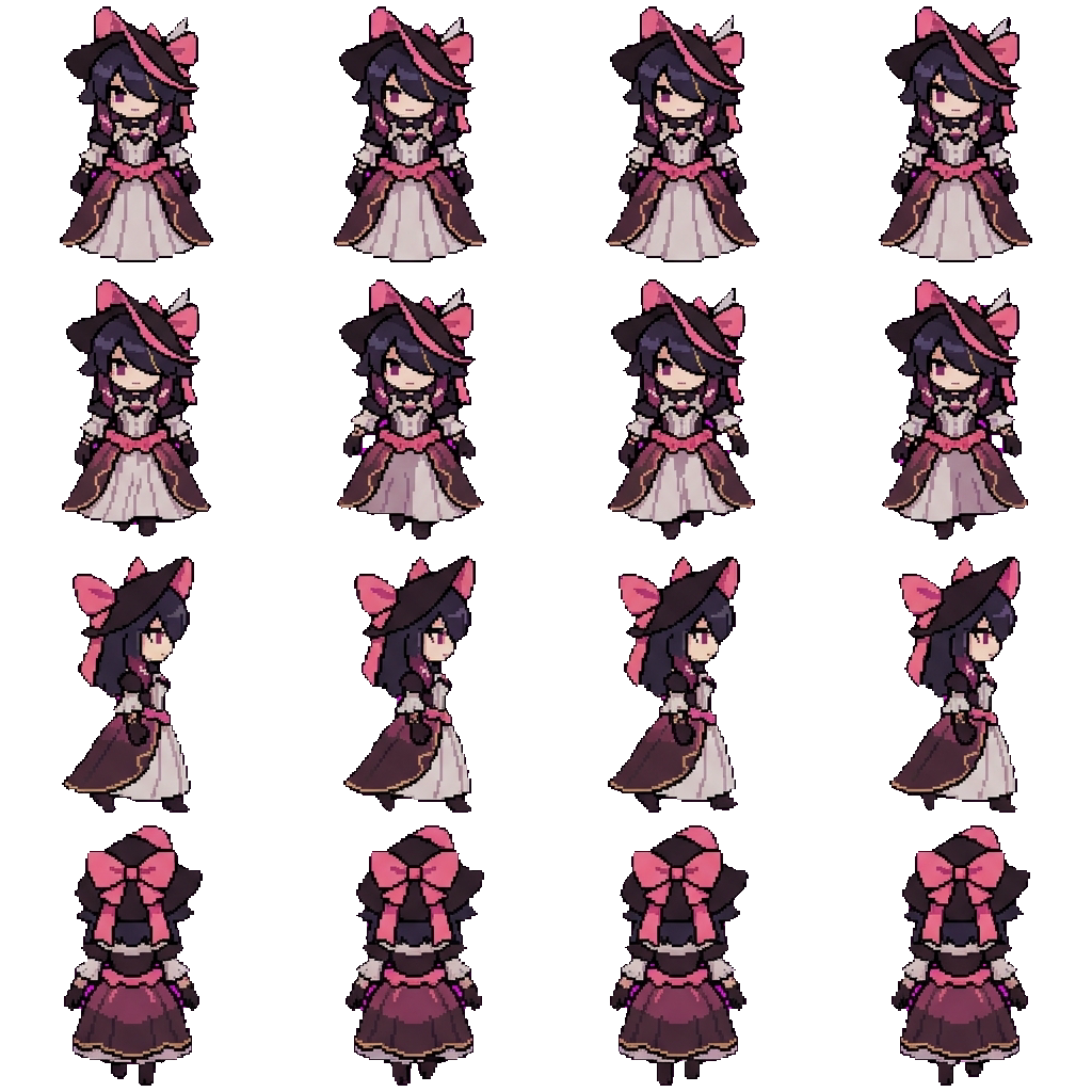 Pierrette movement sprite