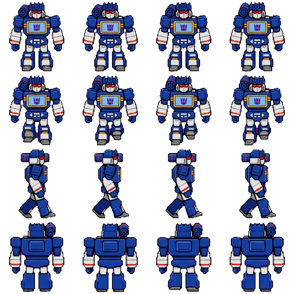 Soundwave movement sprite