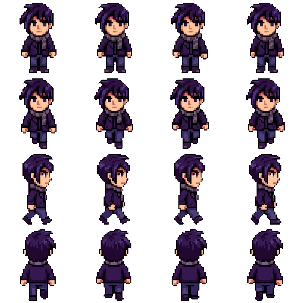 Sebastian movement sprite