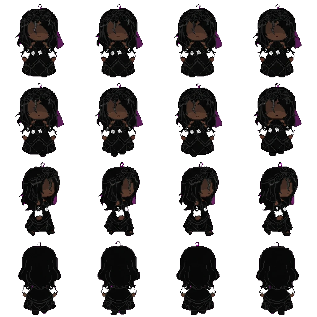 Valentina movement sprite