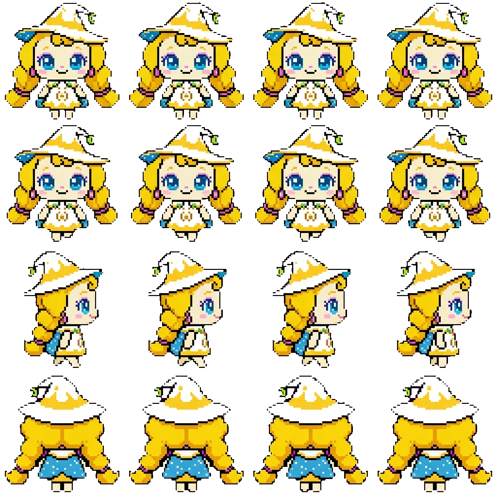 Twinkleping movement sprite
