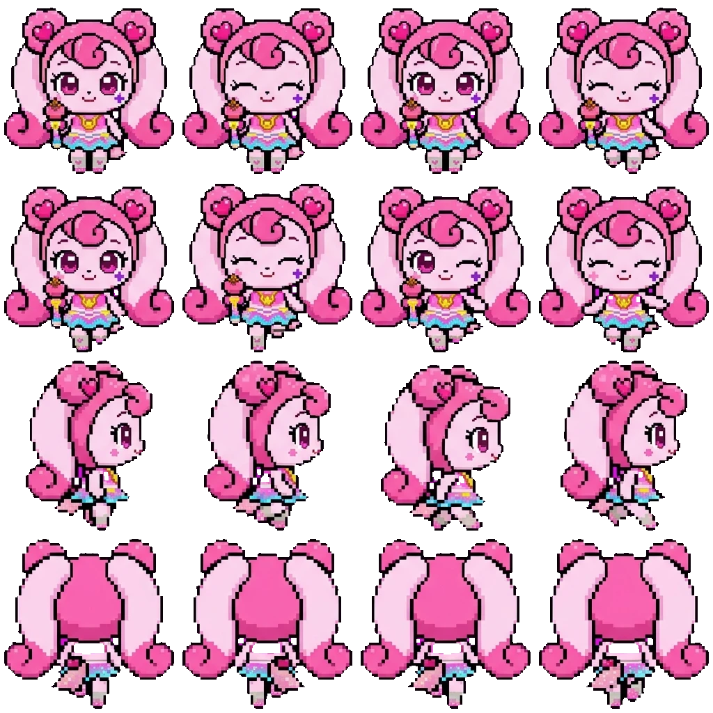 Heartsping movement sprite