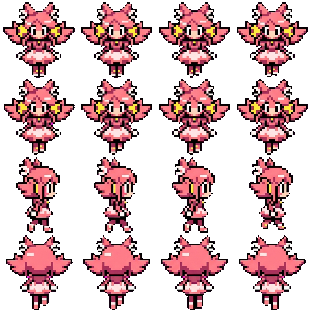 Pink movement sprite