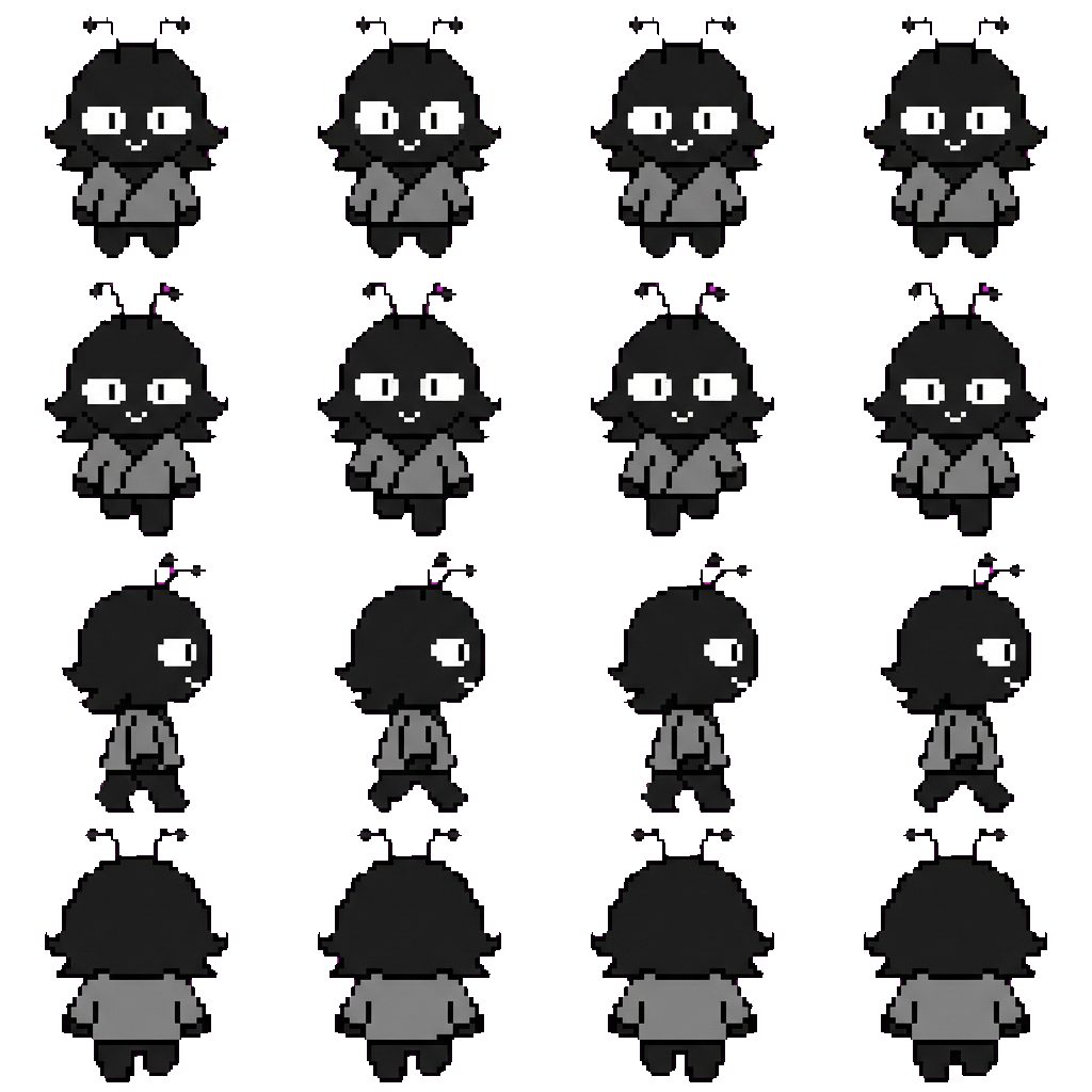 Zappy movement sprite