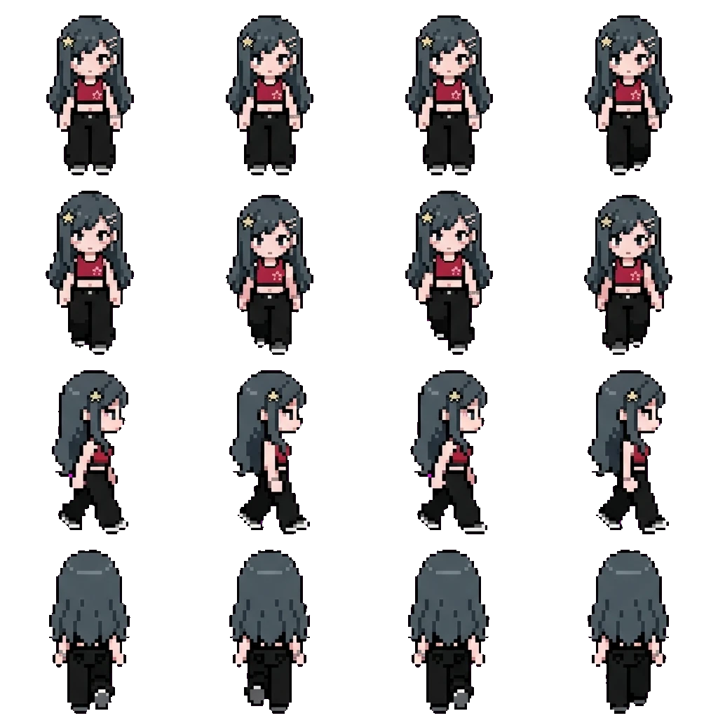 Nisha movement sprite