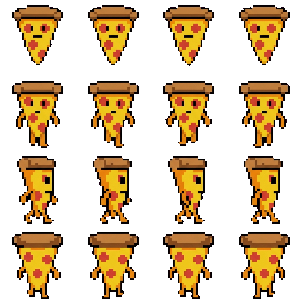 Pizza movement sprite