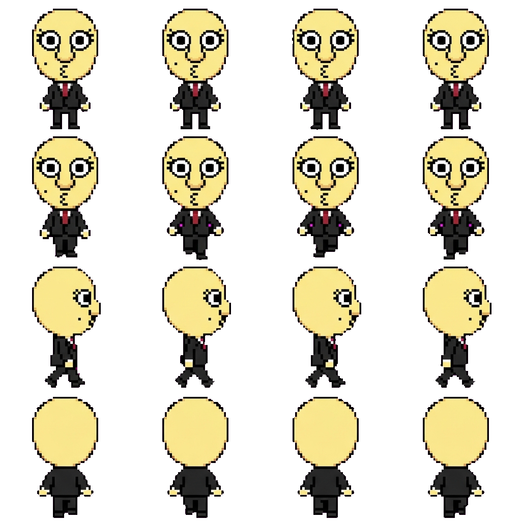 Weirdo John movement sprite