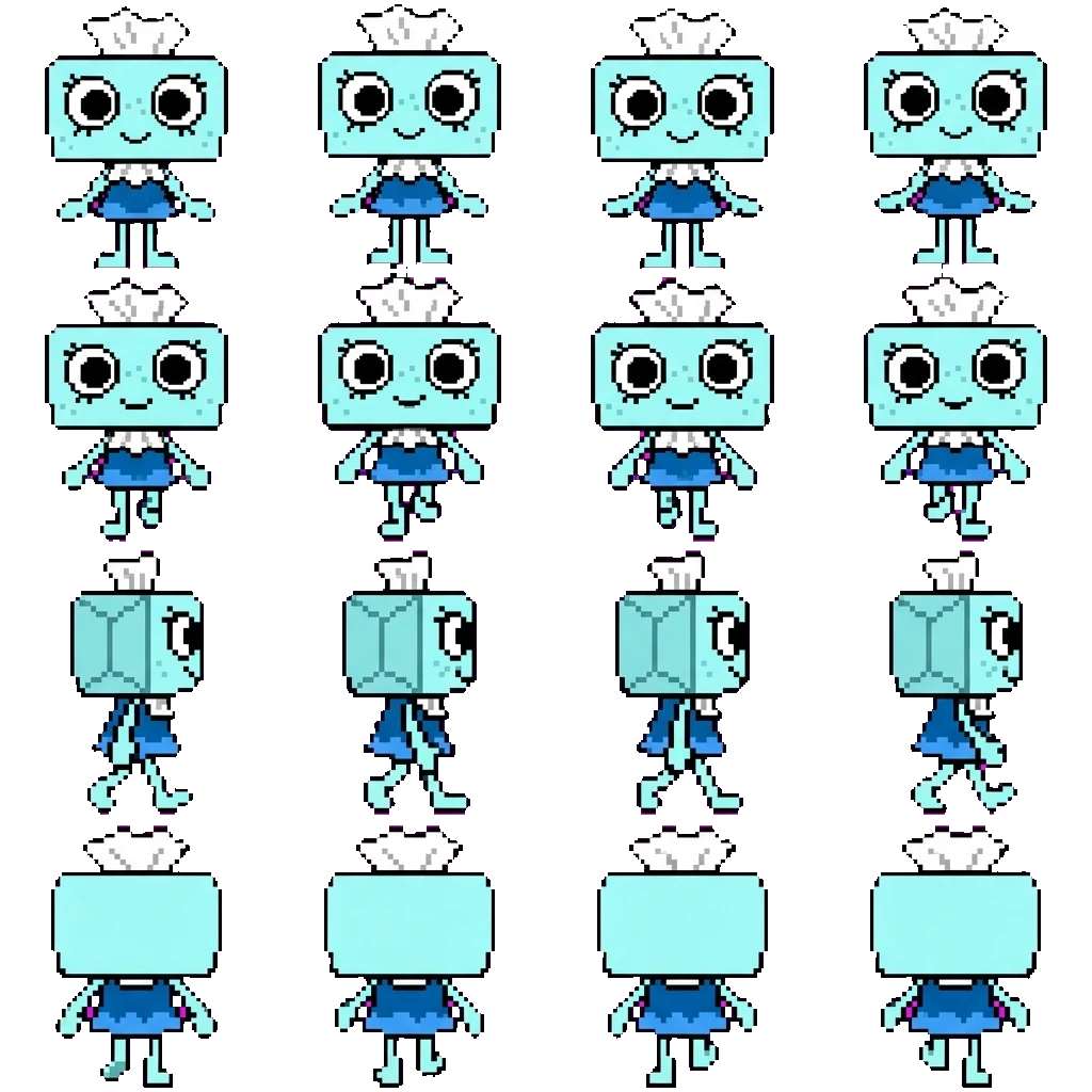 Tisha movement sprite