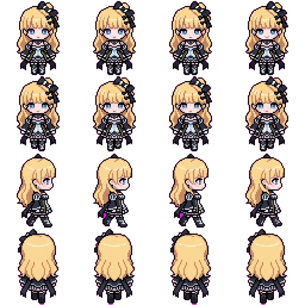 Saeki Miria movement sprite