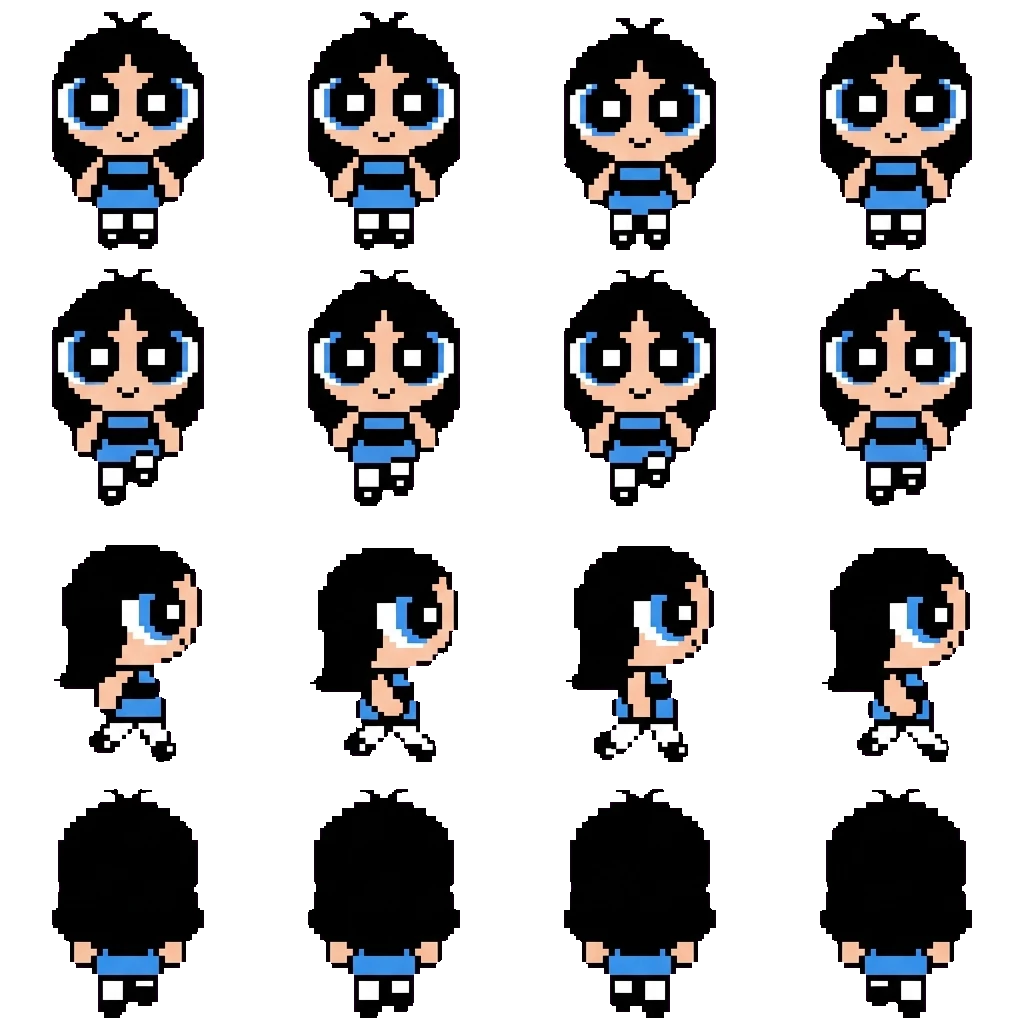 Minji movement sprite