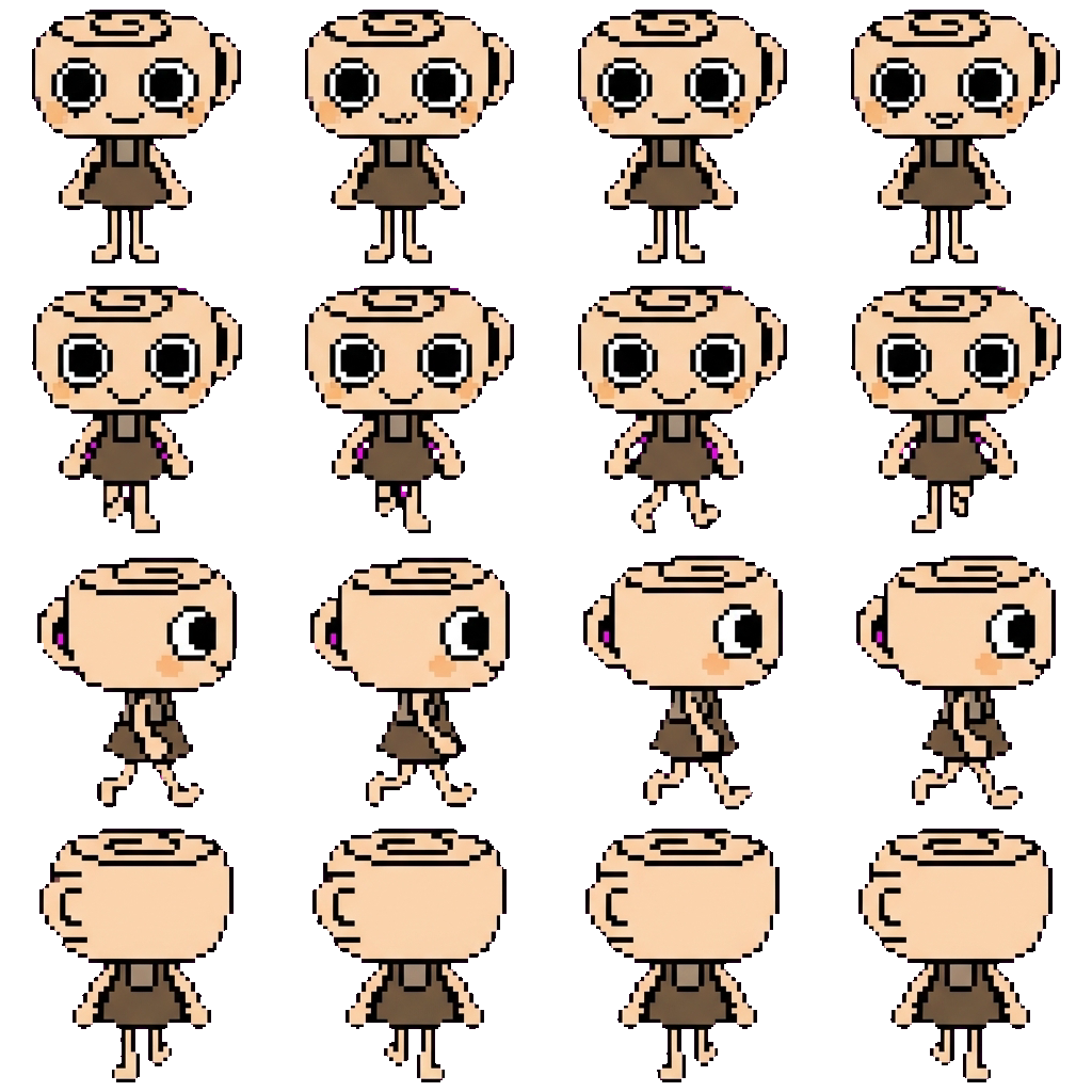 Shelly movement sprite