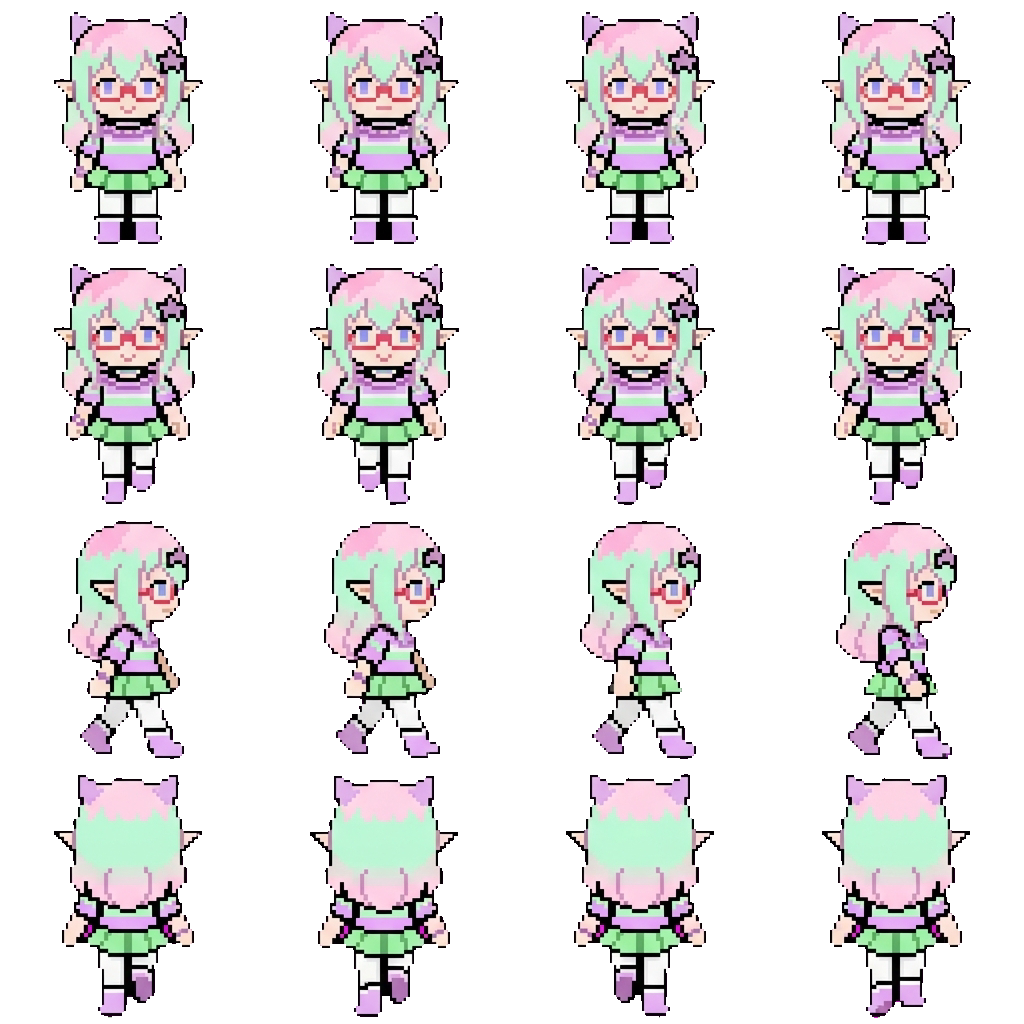 Manon movement sprite