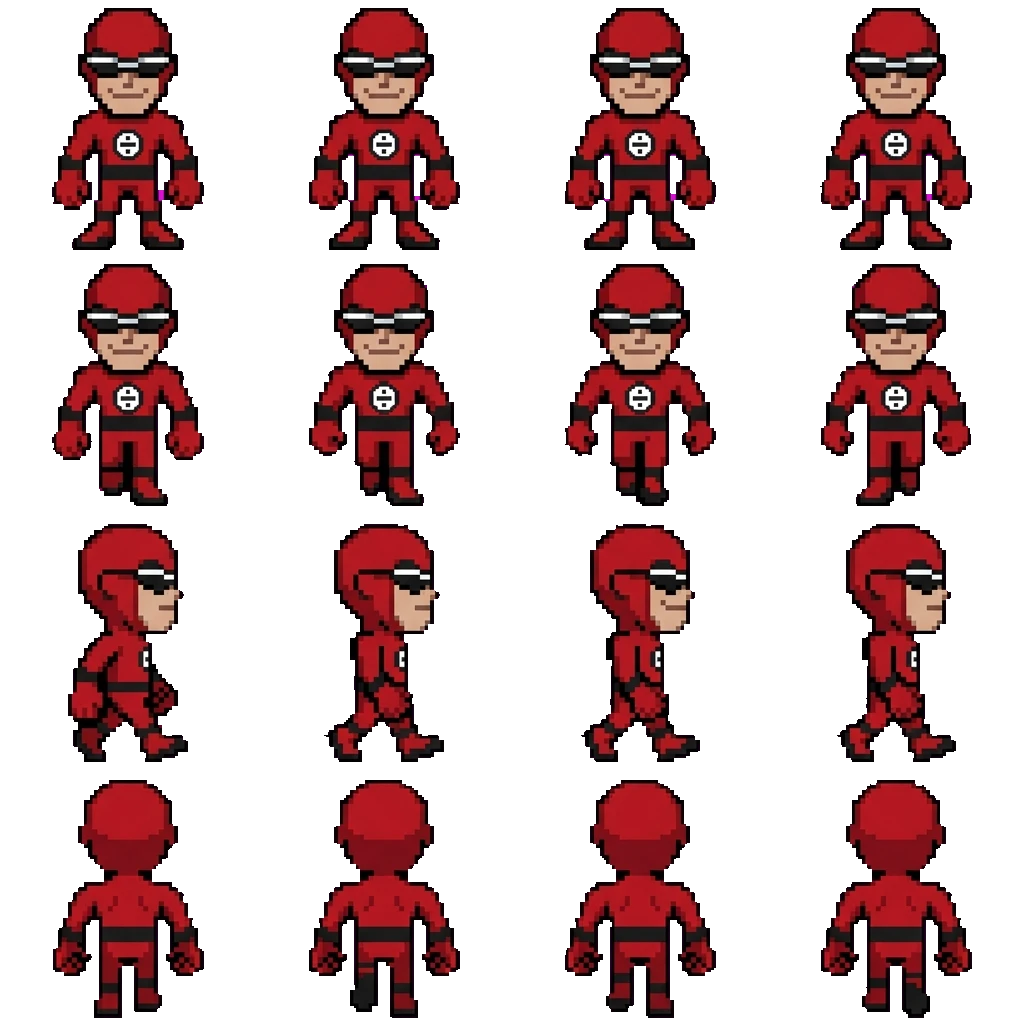 Billy Numerous movement sprite