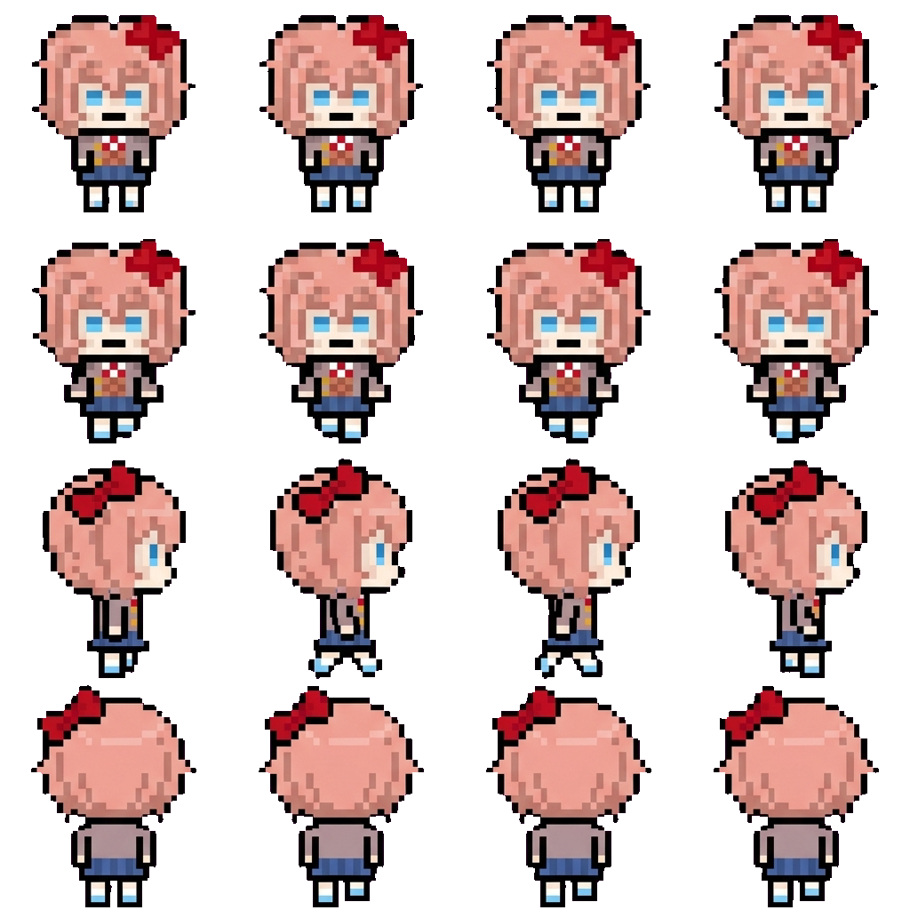 Sayori movement sprite
