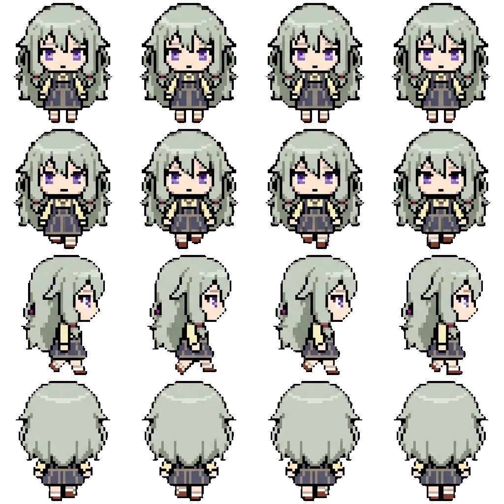Nene kusanagi movement sprite