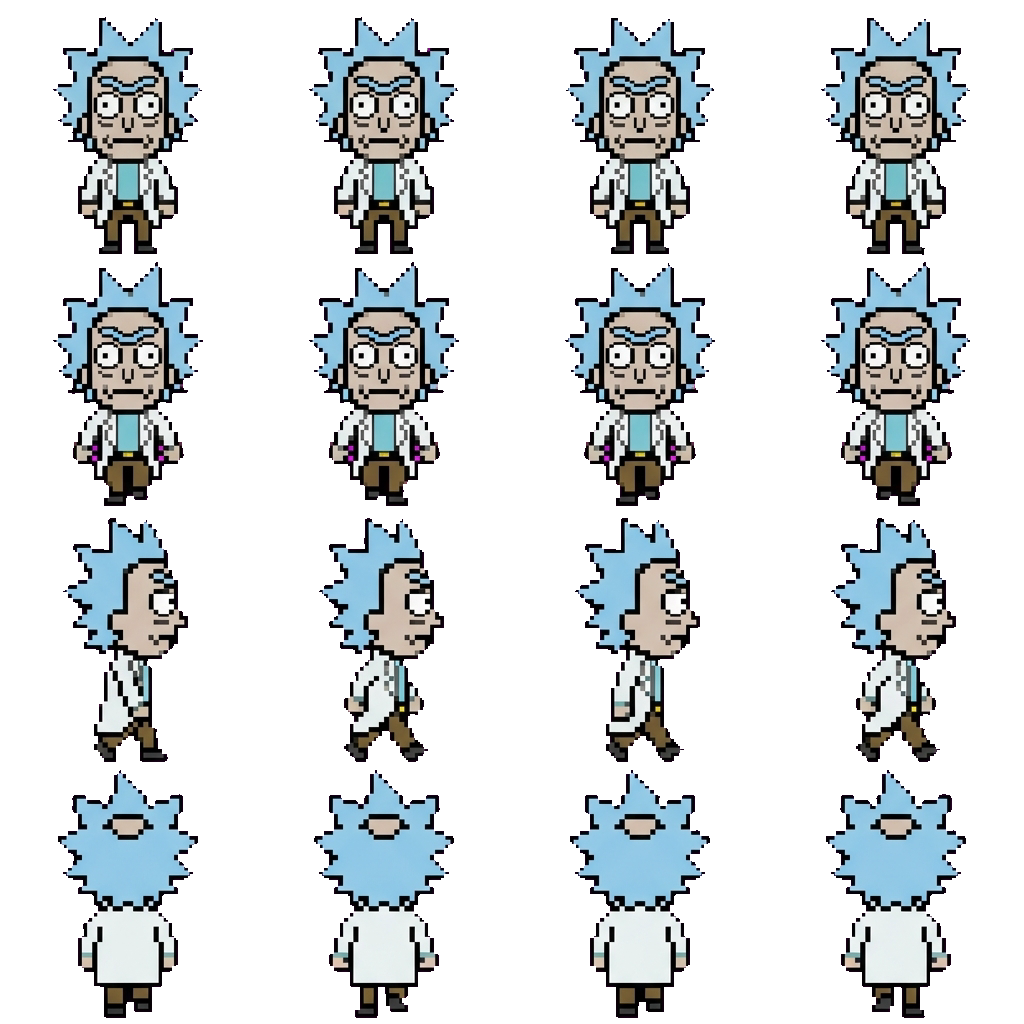 Рик movement sprite