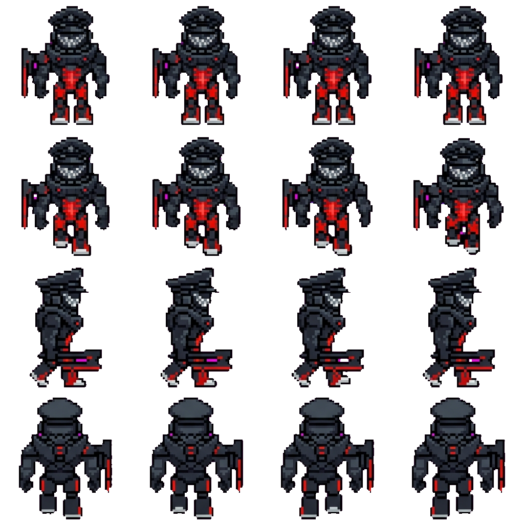 Comando movement sprite