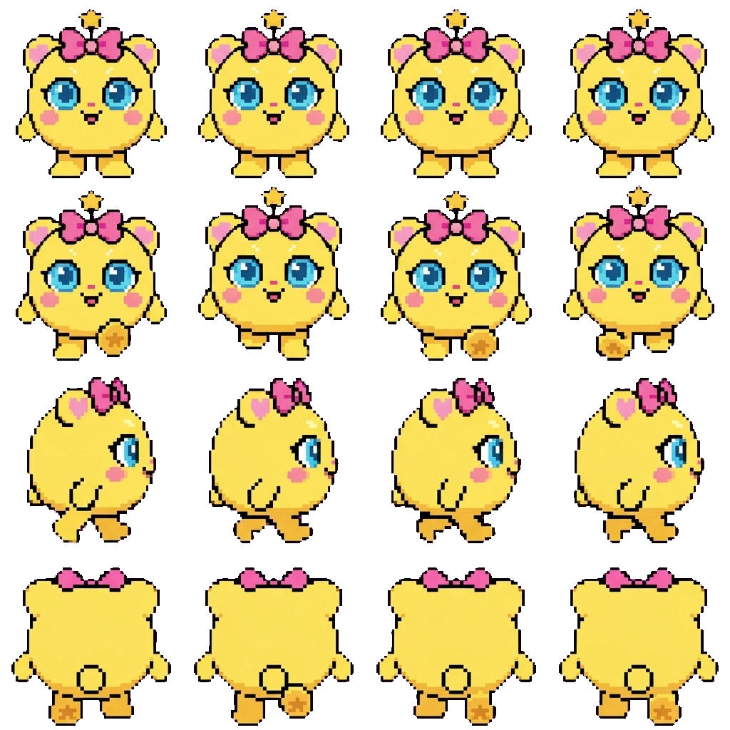 Yellow Bijou movement sprite