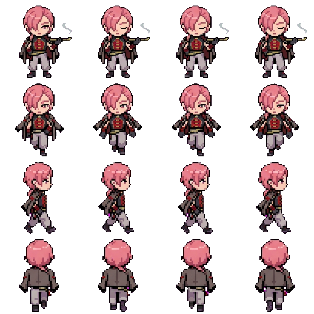 Chuuya grrr movement sprite