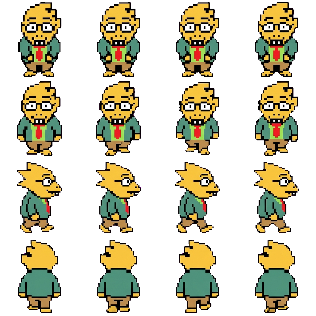 Dr. Alphys movement sprite
