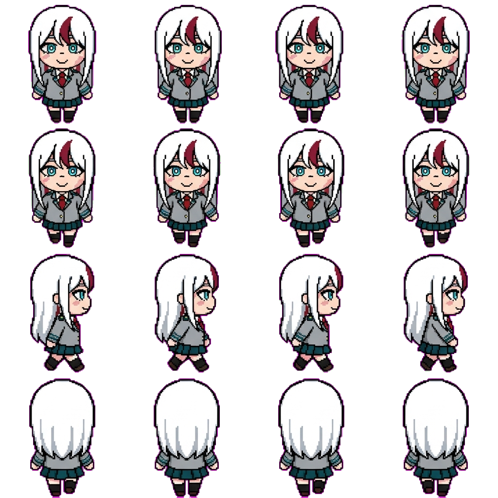 Kiyomi Todoroki movement sprite