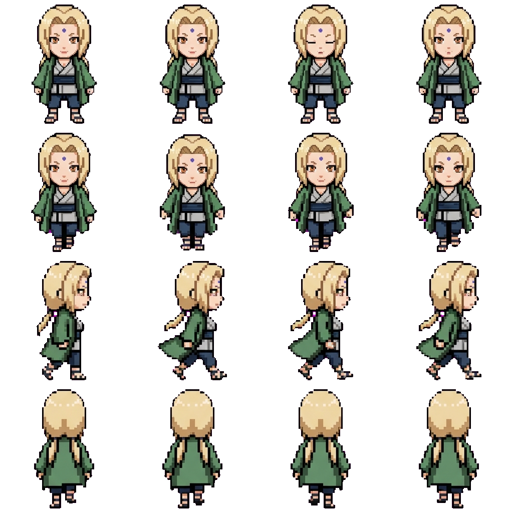Tsunade senju movement sprite