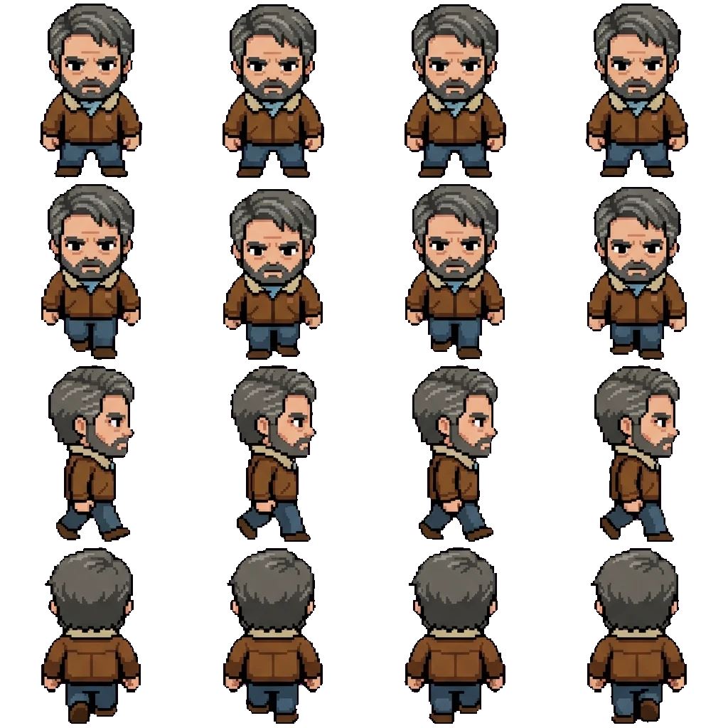 Joel Miller movement sprite