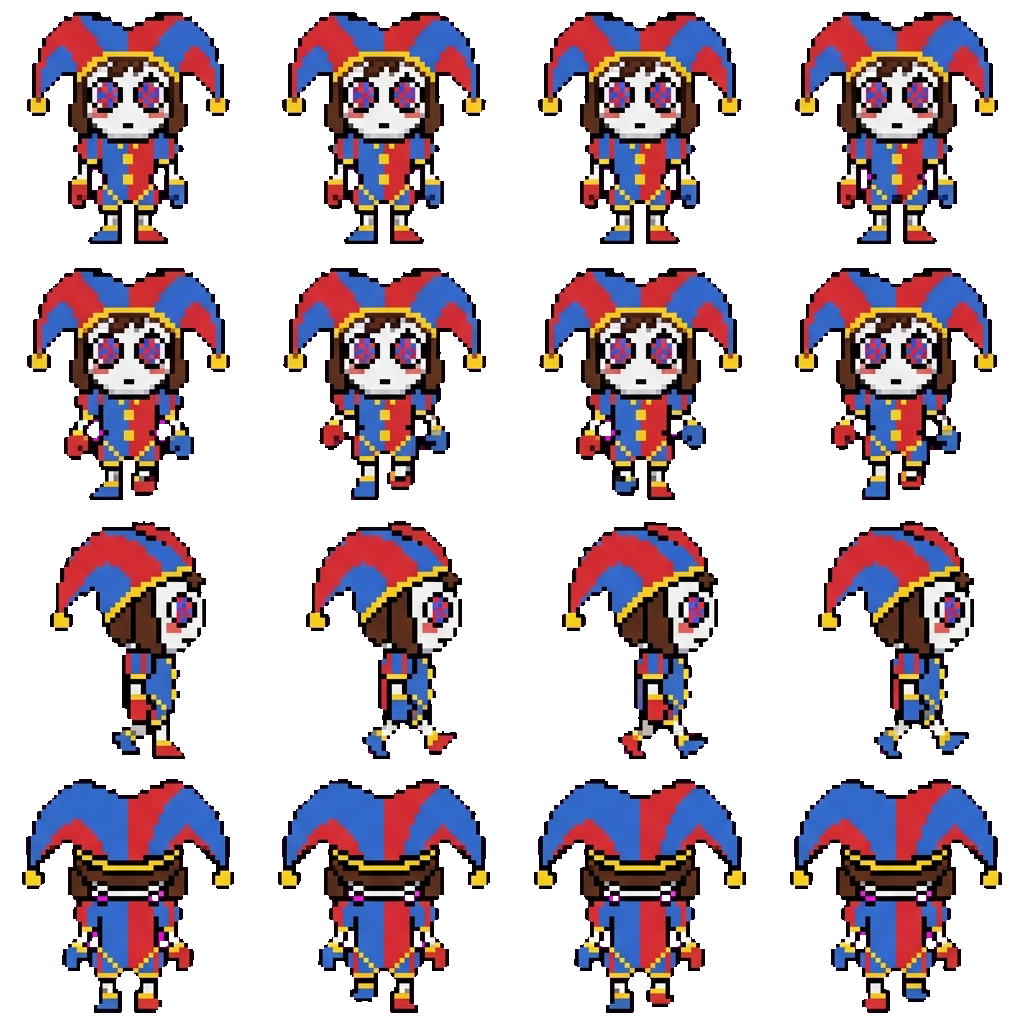 Pomni movement sprite