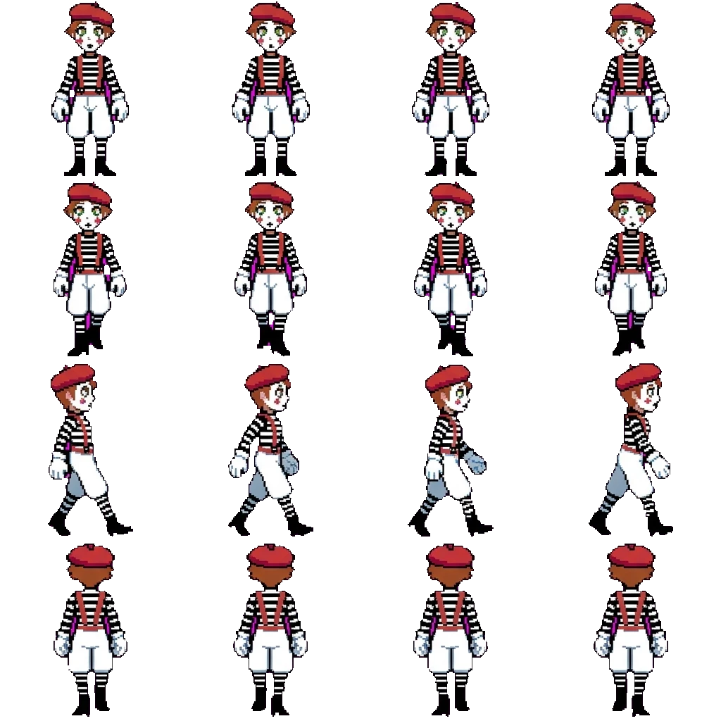 Damian movement sprite