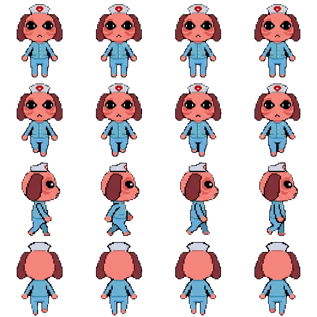 Nurse movement sprite