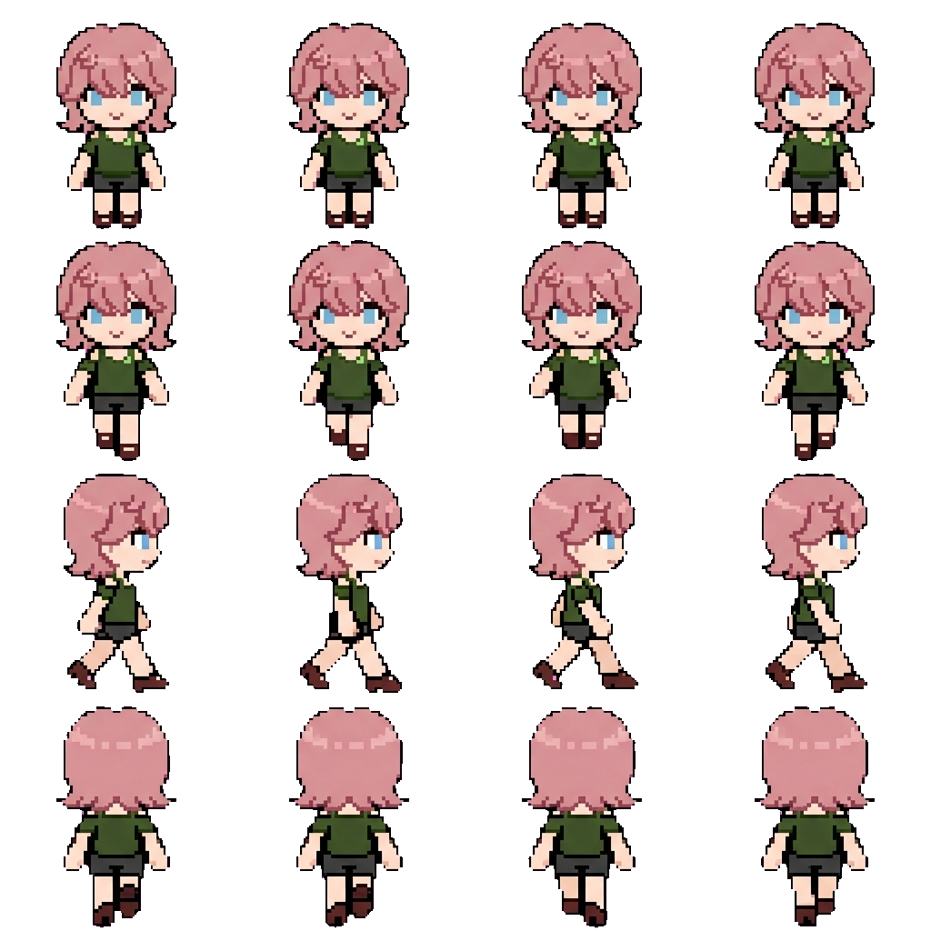 Izzy movement sprite