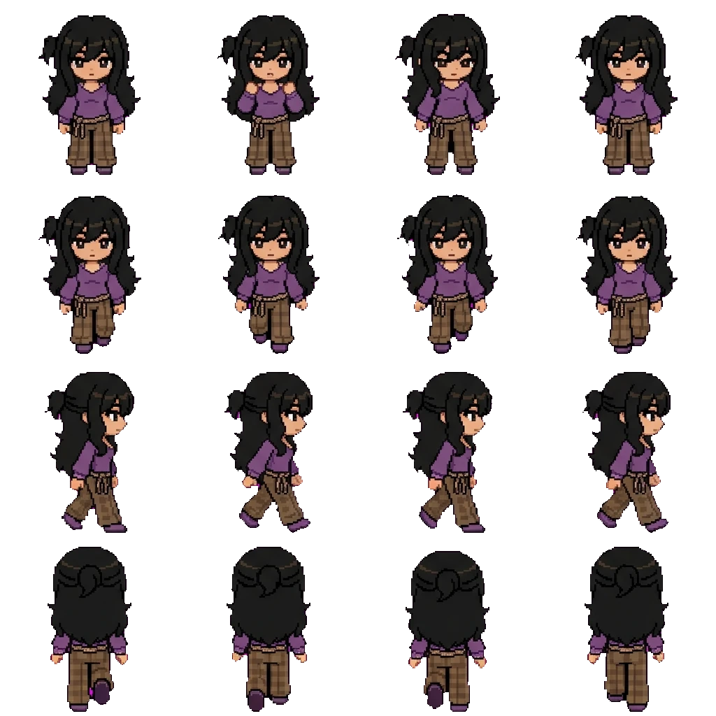 Aya movement sprite