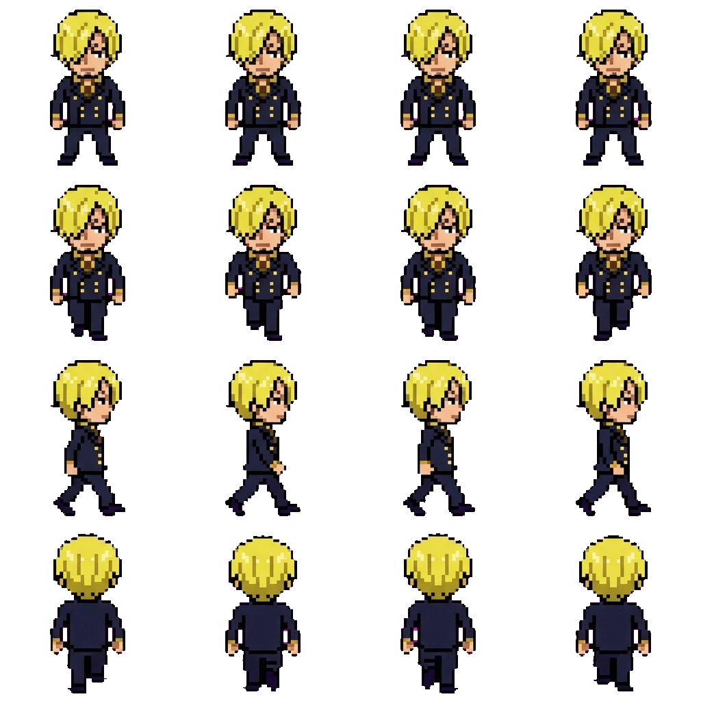 Sanji movement sprite