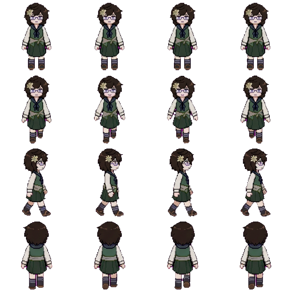 Ji-ah movement sprite