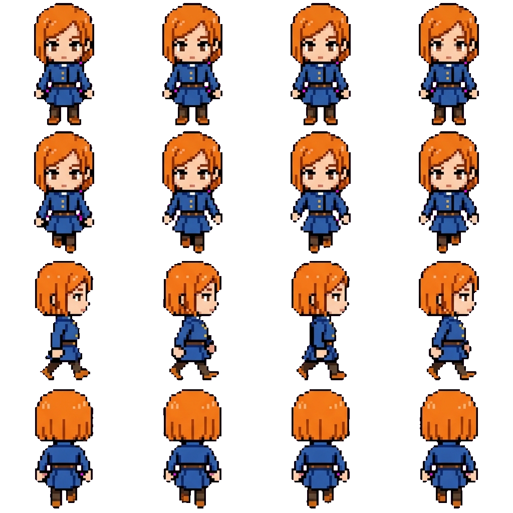 Nobara kugisaki movement sprite