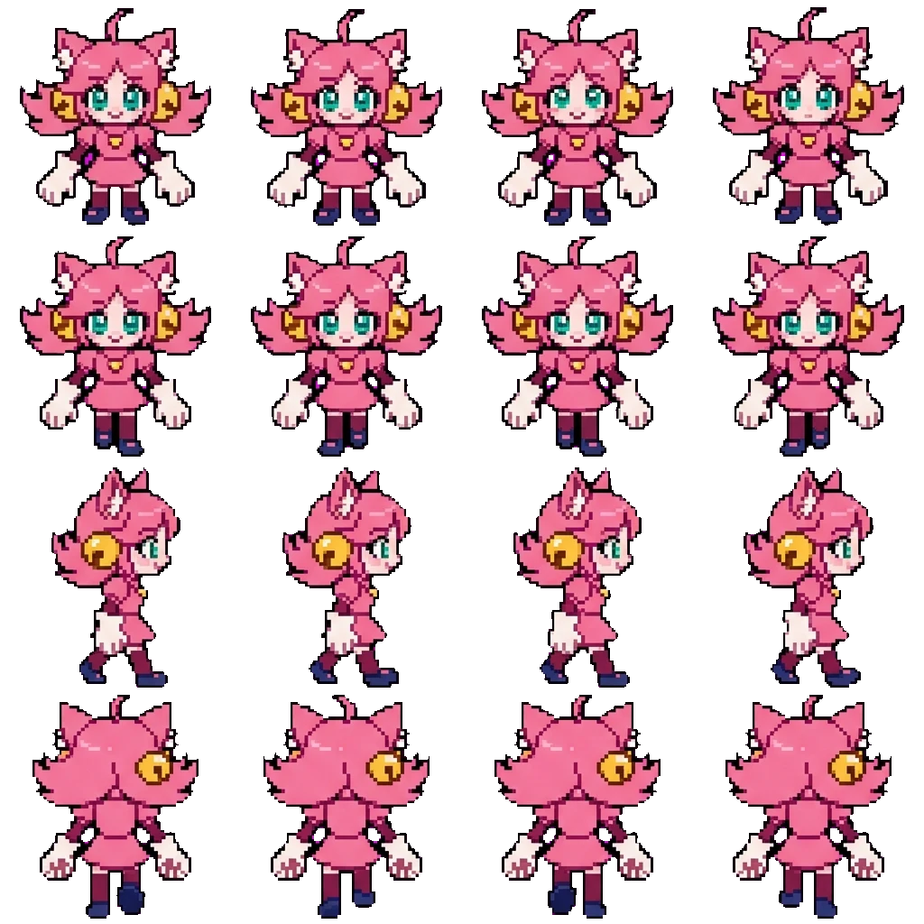 Pink movement sprite