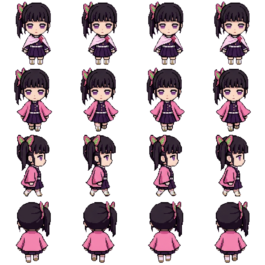 Kanao Tsuyuri movement sprite