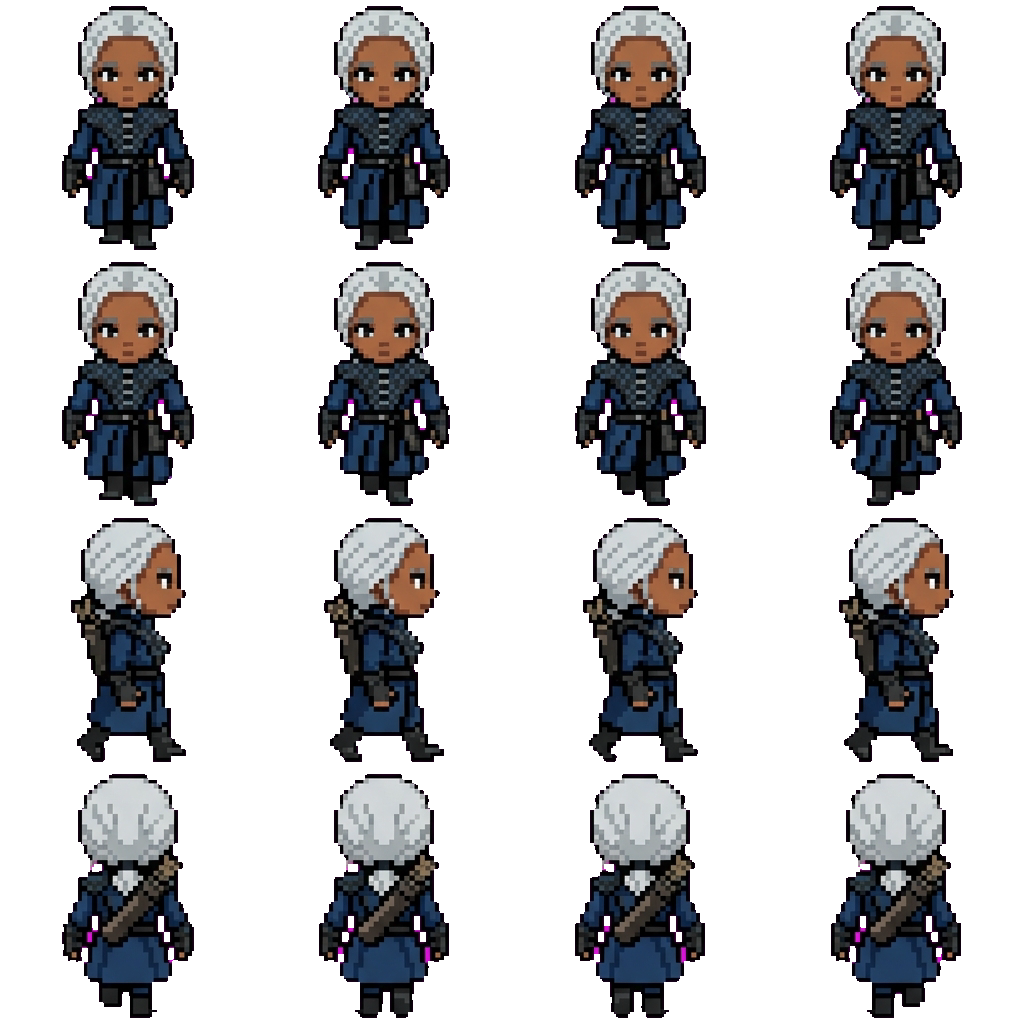 Baela Targaryen movement sprite