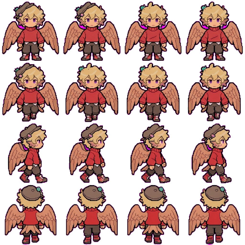 Kuro movement sprite