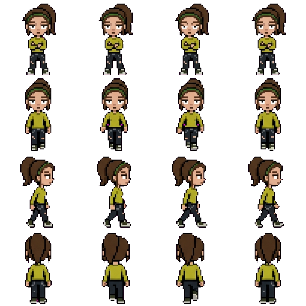 Morticia movement sprite