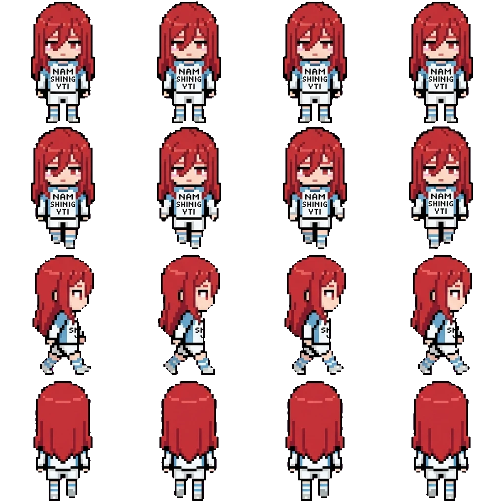Hyoma Chigiri movement sprite