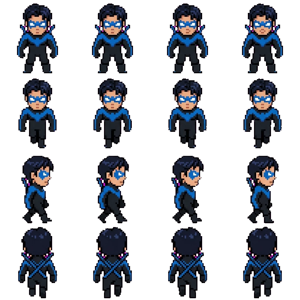 Dick Grayson movement sprite
